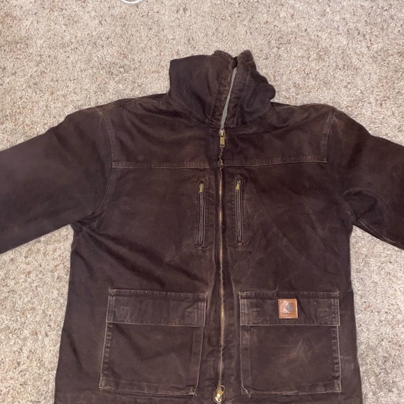 Carhartt Sherpa lined duck jacket - Picture 3 of 3